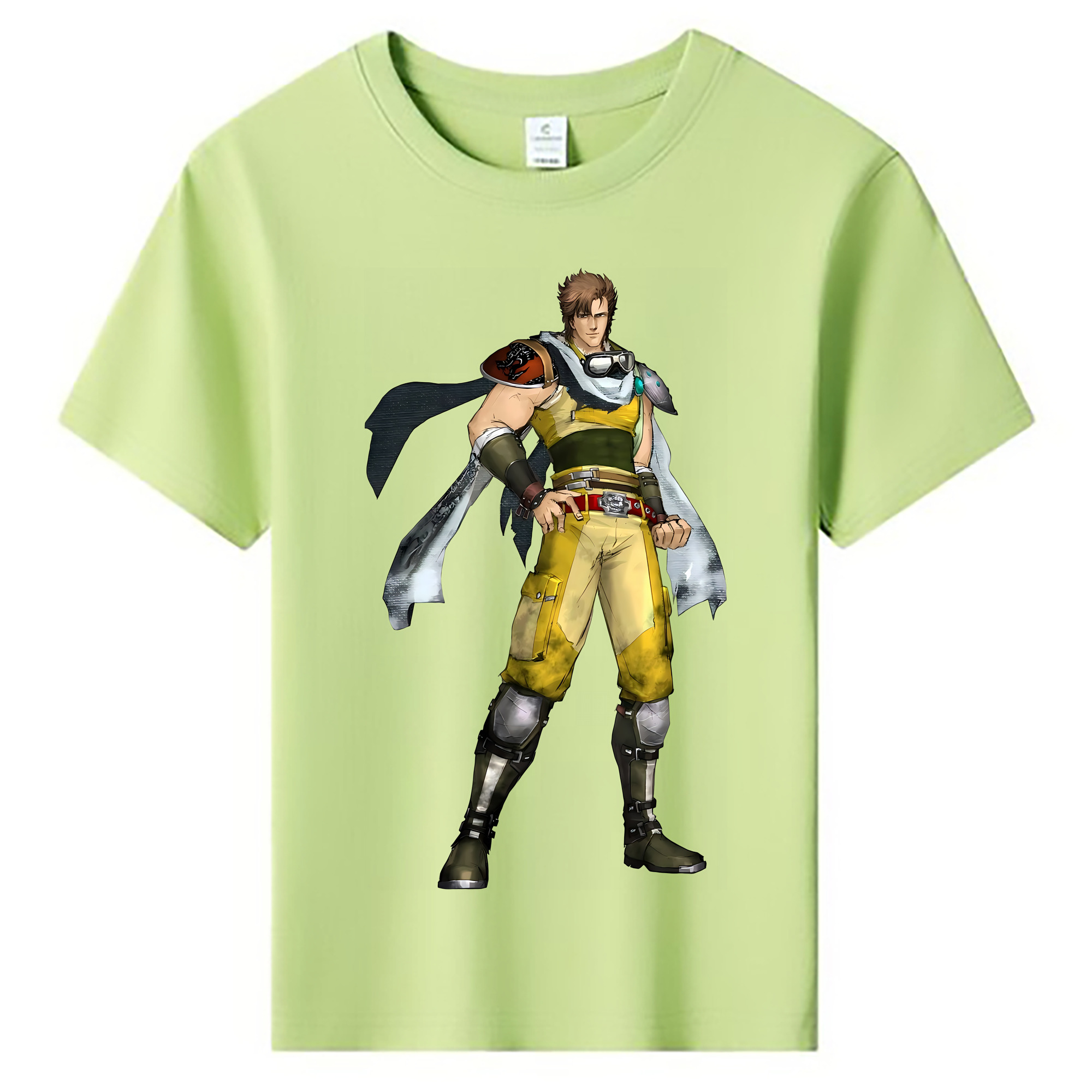 （画像用） 北斗の拳 Fist of the North Star 綿100％キッズTシャツ（フロントプリント）